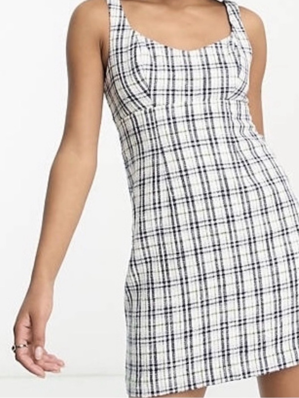 Abercrombie and Fitch Tweed Corset Mini Dress